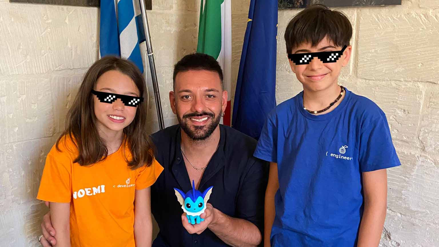 Noemi e Domenico intervistano l'assessore Andrea Aprile ideatore del Martano Comics