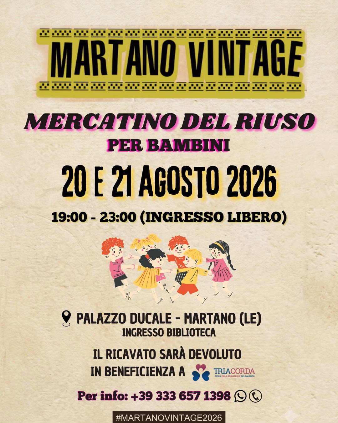 Martano Vintage: Mercatino del riuso? Anche sì!